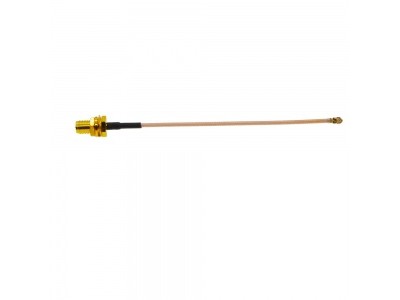 Кабель Пигтейл IPEX U.fl Female - SMA Female Радиочастотный кабель RG178 (SMA F to IPEX-1) 15 см Кабель Пигтейл IPEX U.fl Female - SMA Female Радиочастотный кабель RG178 (SMA F to IPEX-1) 15 см