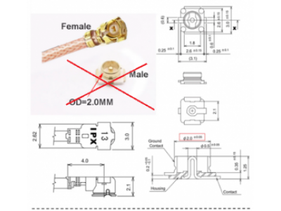 Кабель Пигтейл IPEX U.fl Female - SMA Female Радиочастотный кабель RG178 (SMA F to IPEX-1) 25 см Кабель Пигтейл IPEX U.fl Female - SMA Female Радиочастотный кабель RG178 (SMA F to IPEX-1) 25 см