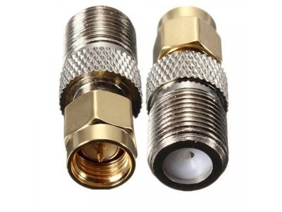 Переходник SMA male - F female Переходник SMA male - F female