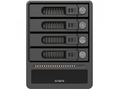 RAIDON GT4670-TB - Внешний 4-х дисковый DAS RAID-накопитель с интерфейсом Thunderbolt 2.